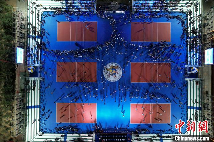 草原热情点亮首届蒙陕甘宁晋五省区村VA排球邀请